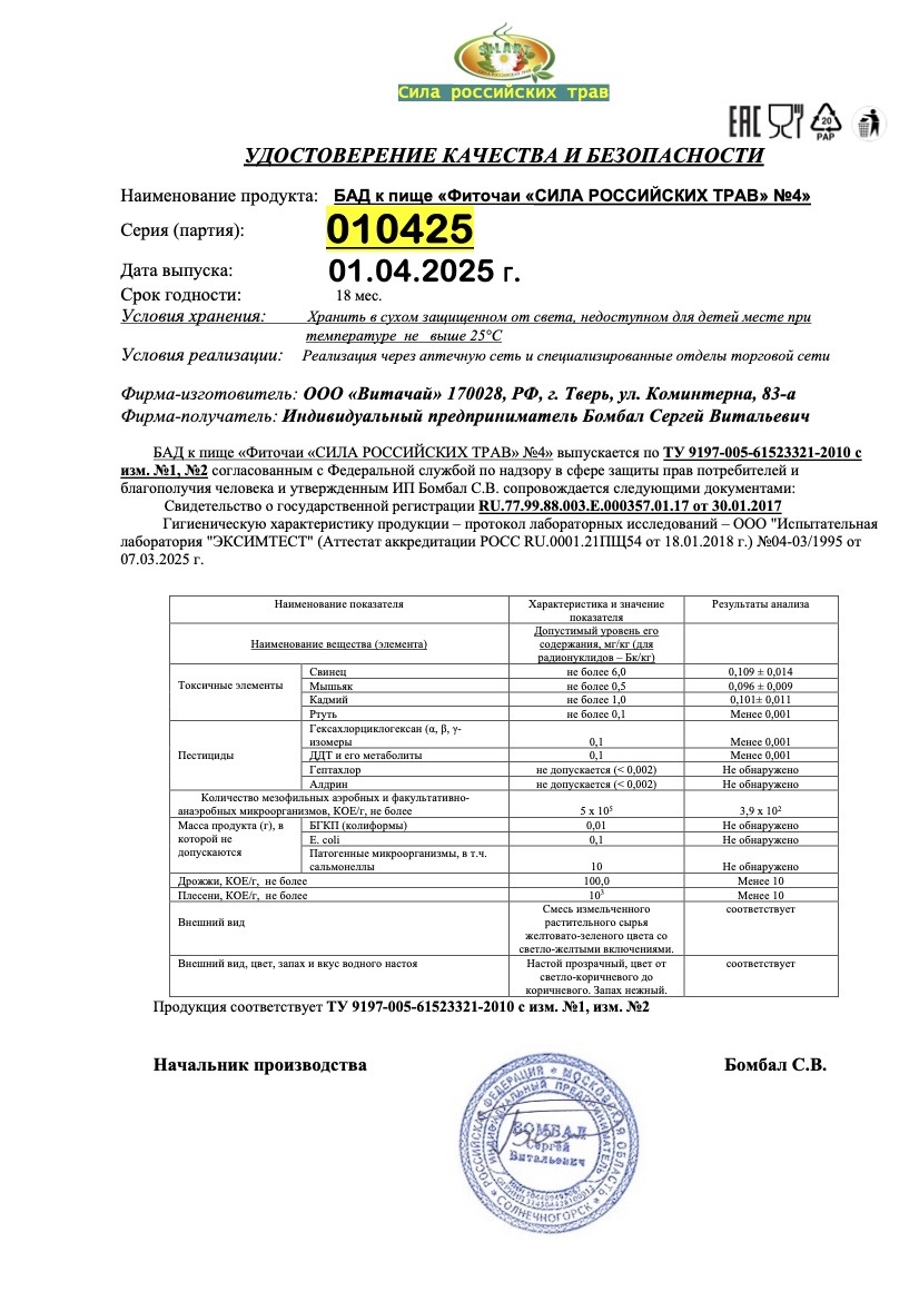 Паспорт №042025